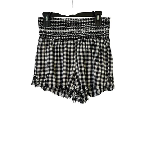 Rewash black white checks pull on shorts size Medium - Picture 7 of 13